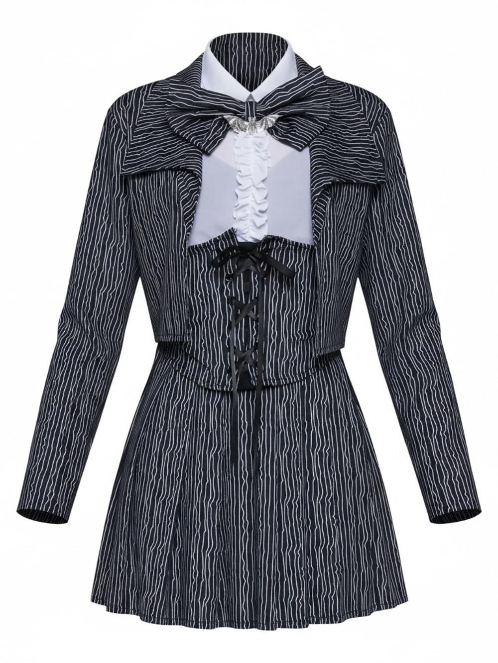 Dolls Kill Jack Skeleton Dress Woman’s Costume